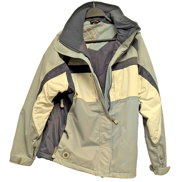 Body Glove Winter Jacket Features pockets warmth L blue white gray hood - Picture 1 of 16